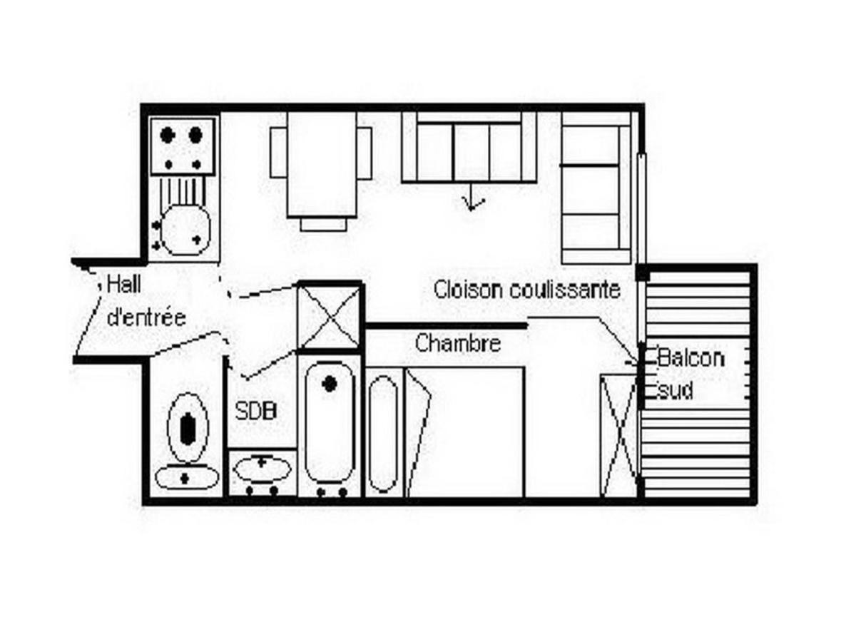 Appartement Cosy Renove 2 Pieces - Skis Aux Pieds - Balcon Sud-Ouest - Centre Resort - Fr-1-344-877 Saint-Martin-de-Belleville Exterior photo